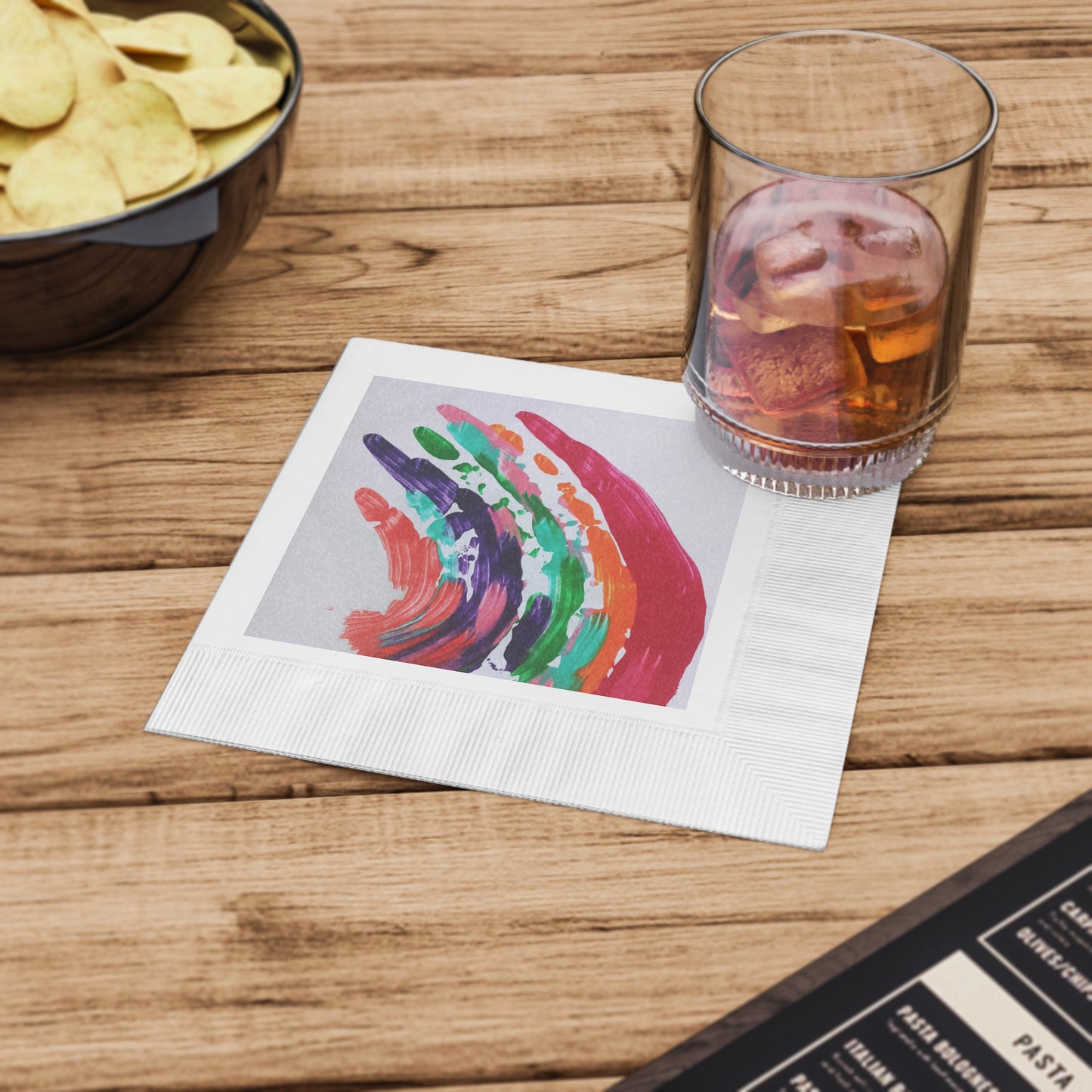 ChromaBlend™ Artistry Abstract Art Napkins”