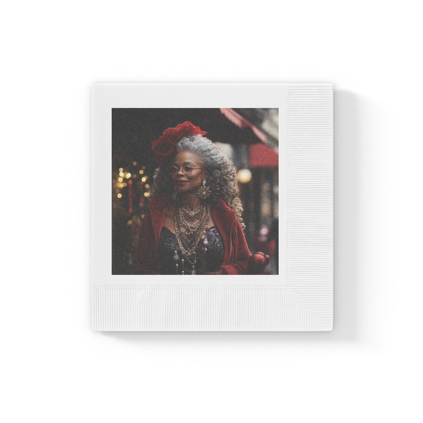 Regal Queen Claus Napkin Set 2