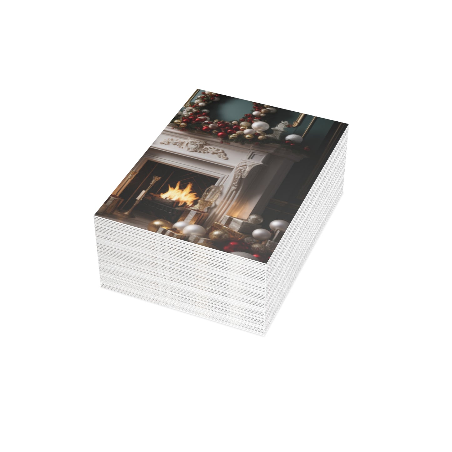 Regal Radiance: Opulent Christmas Greeting Cards