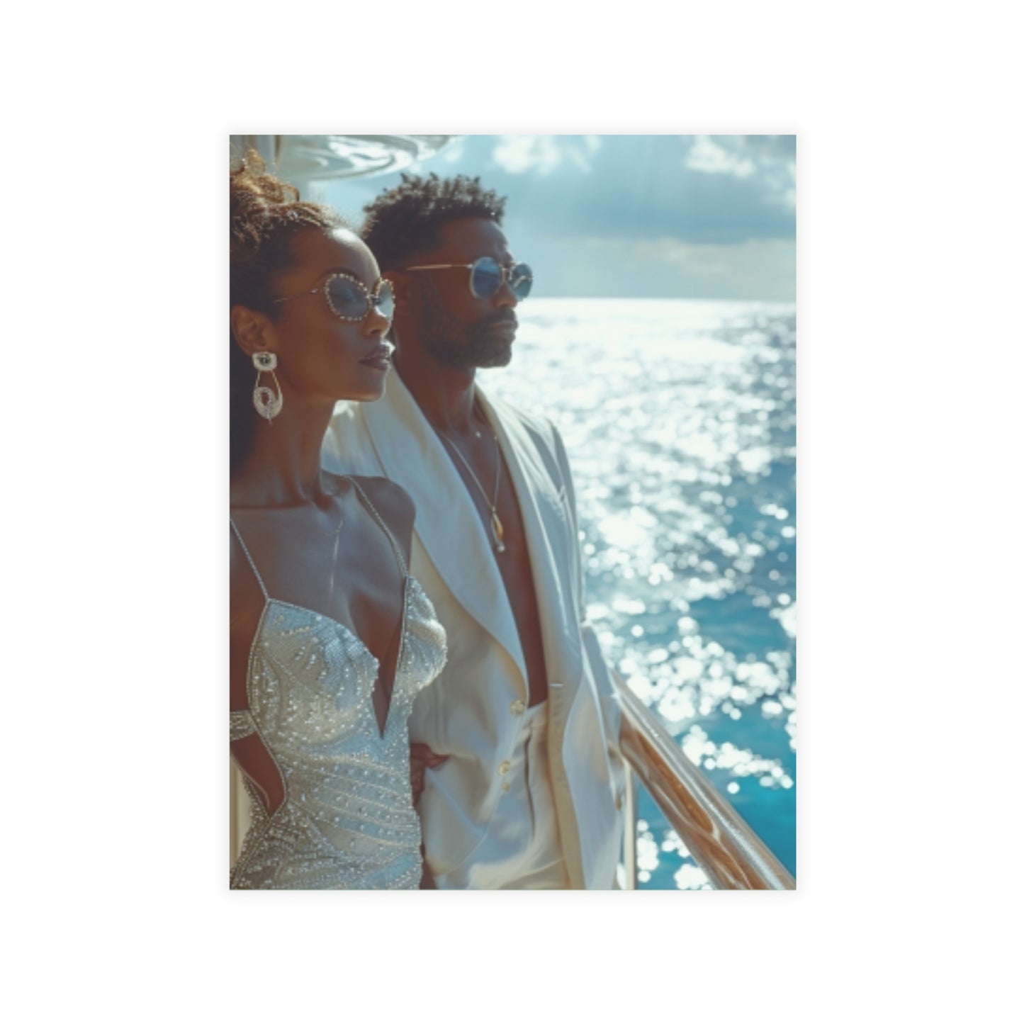 Sail & Celebrate: A Day of Elegance Yacht/Boat Party Invitation Bundles (envelopes included)