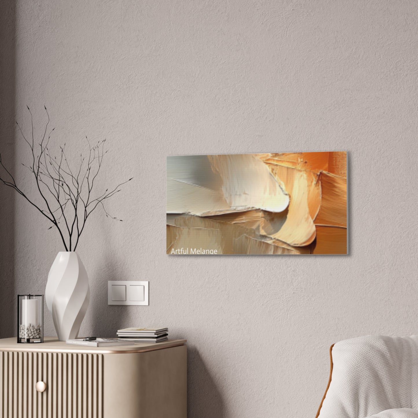 Acrylic Abstract Canvas Print - Richly Textured Artistry