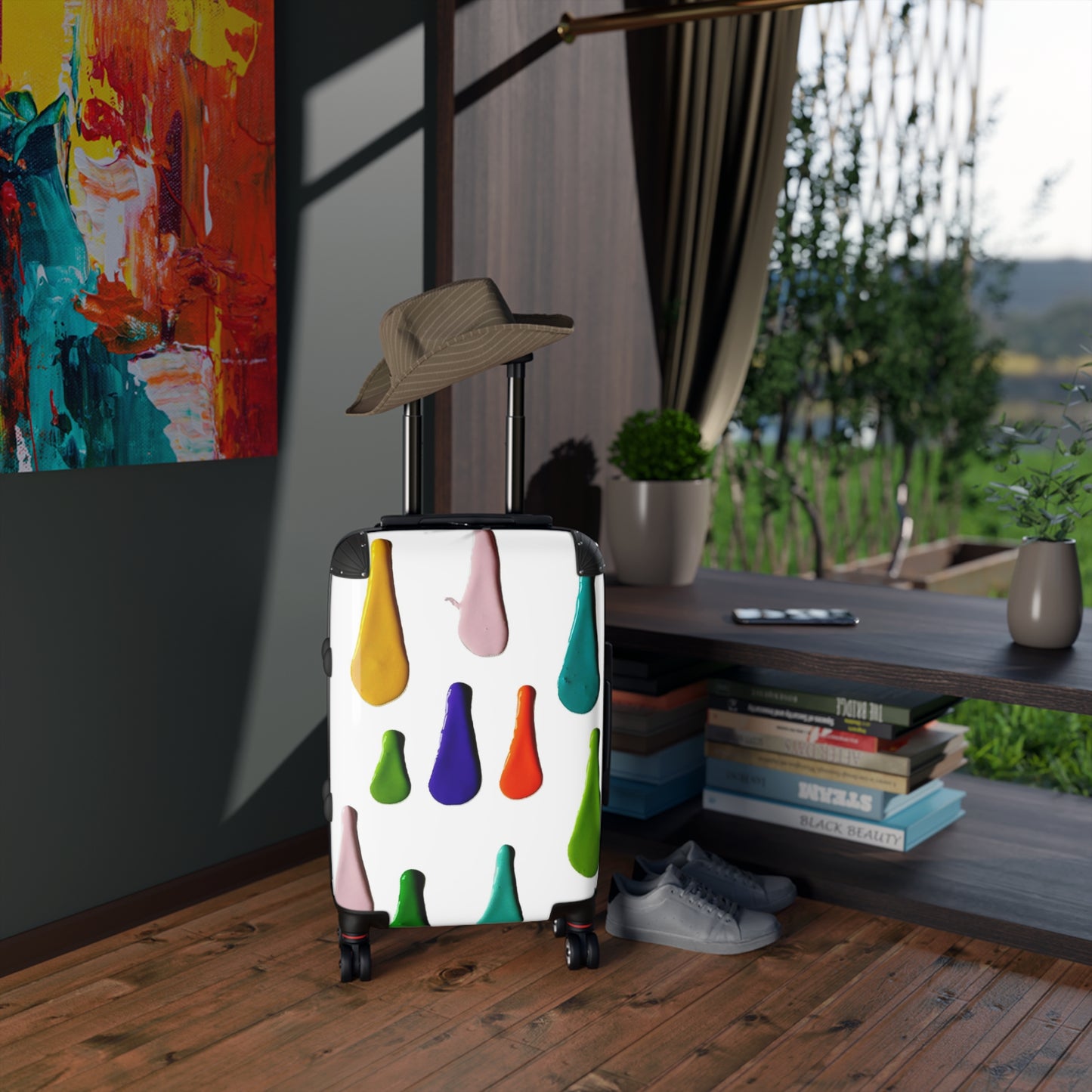 Melanated Jetsetter: Stylish Travel Luggage Pieces