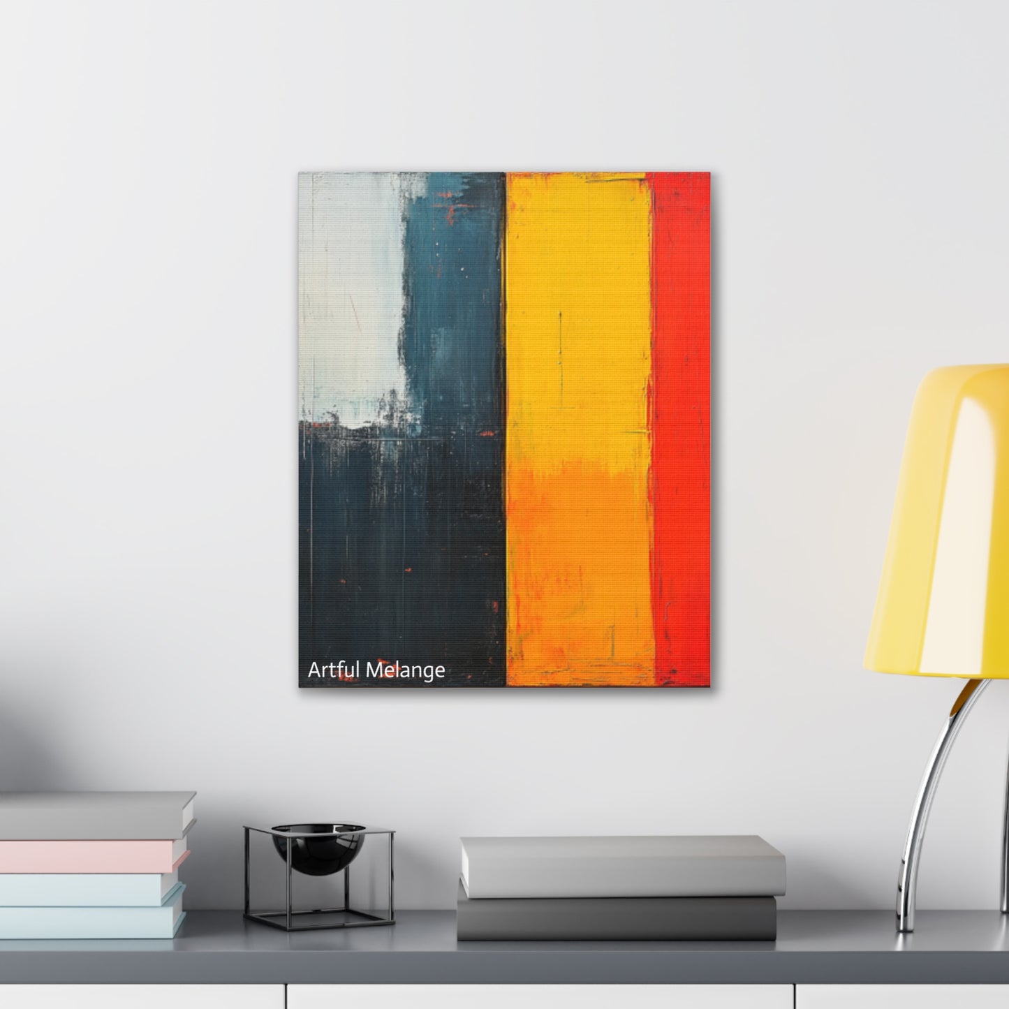 Acrylic Abstract Canvas Print - Richly Textured Artistry
