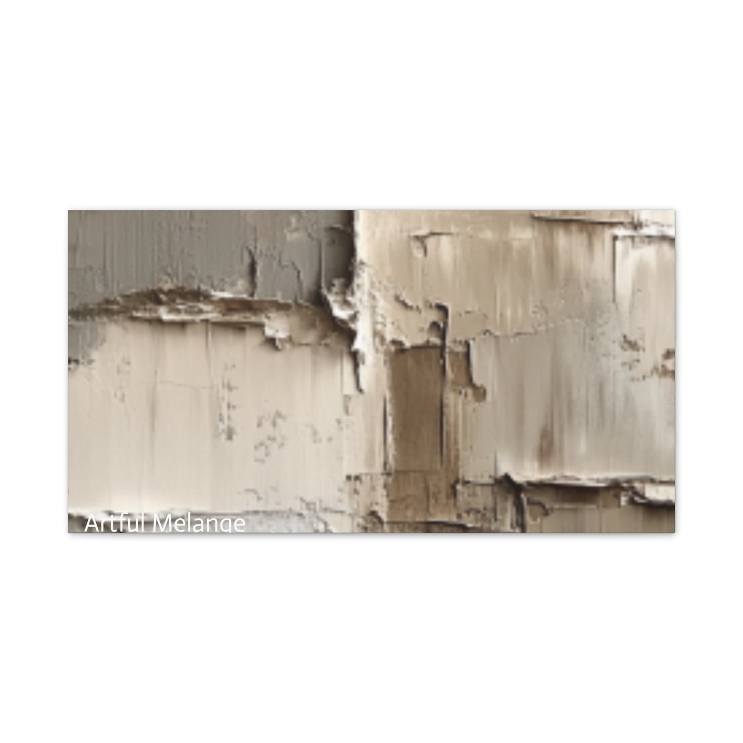 Acrylic Abstract Canvas Print - Richly Textured Artistry
