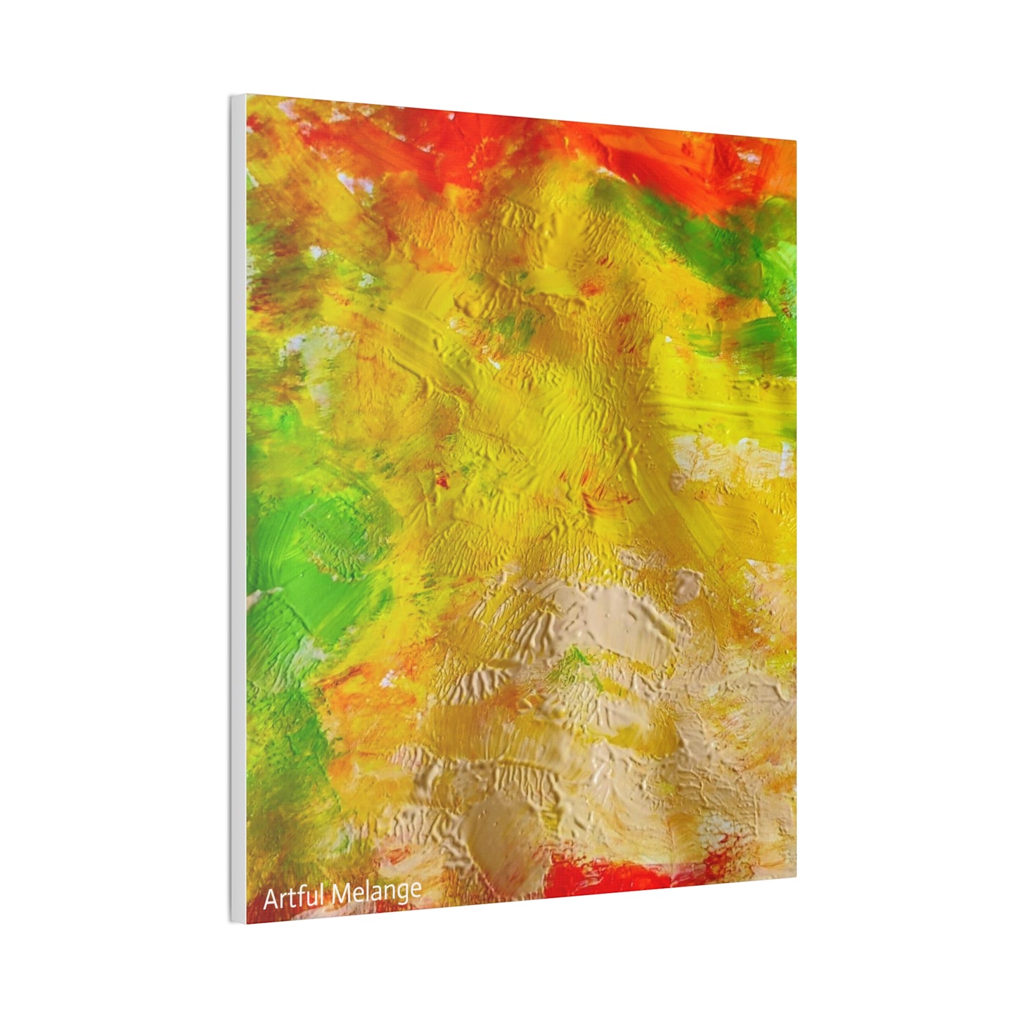 Acrylic Abstract Canvas Print - Richly Textured Artistry