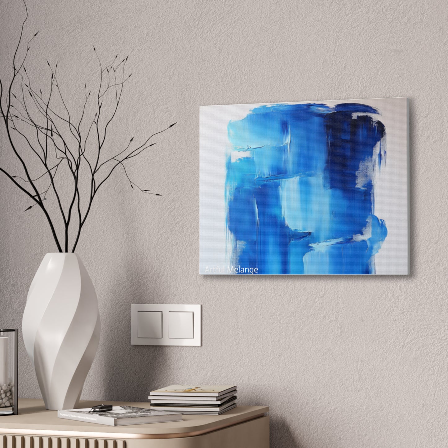 Acrylic Abstract Canvas Print - Richly Textured Artistry