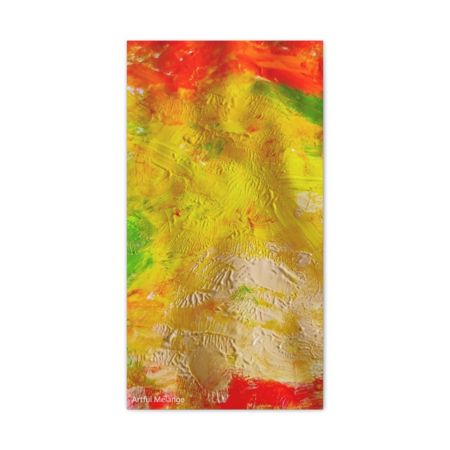 Acrylic Abstract Canvas Print - Richly Textured Artistry
