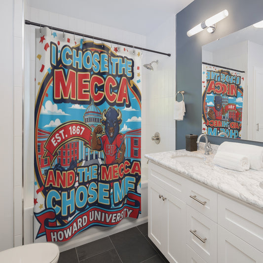 I Chose the Mecca and the Mecca Chose me Shower Curtain 3