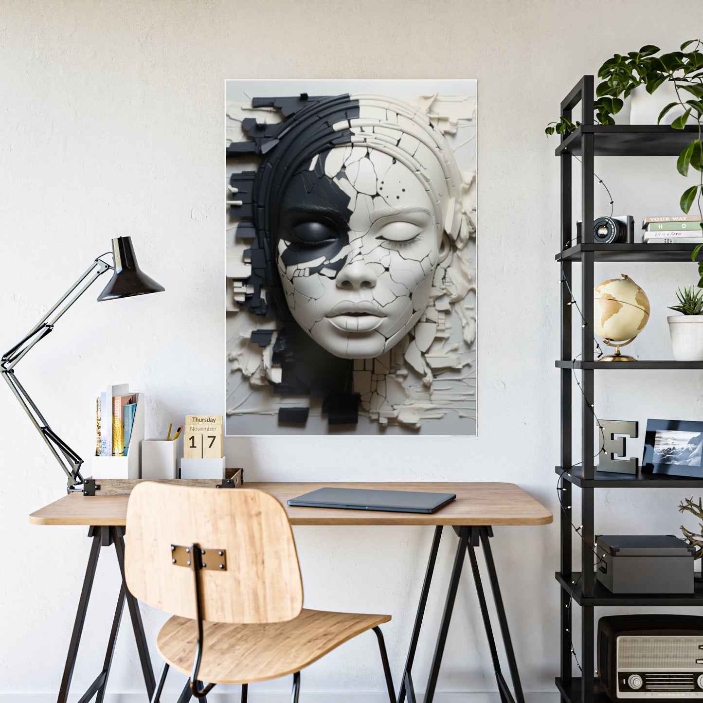 AfroElegance: Empowering Melanated Women Poster
