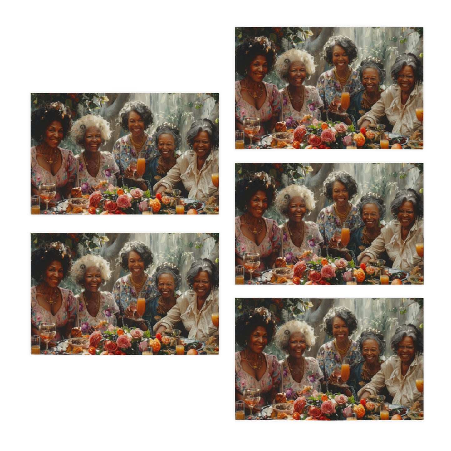 Mimosas and Melanin Note Card Set (5-Pack)