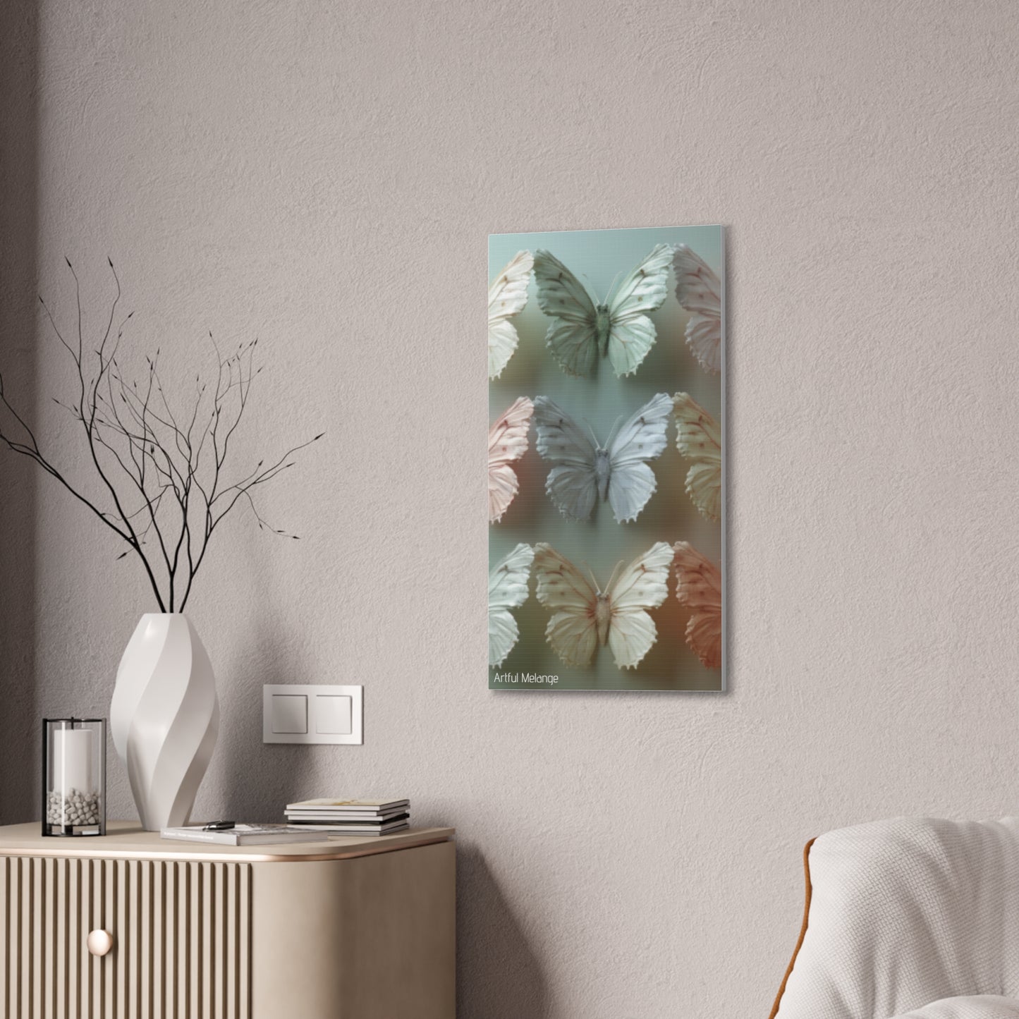 Fluttering Dreams: Butterfly Canvas Print Collection