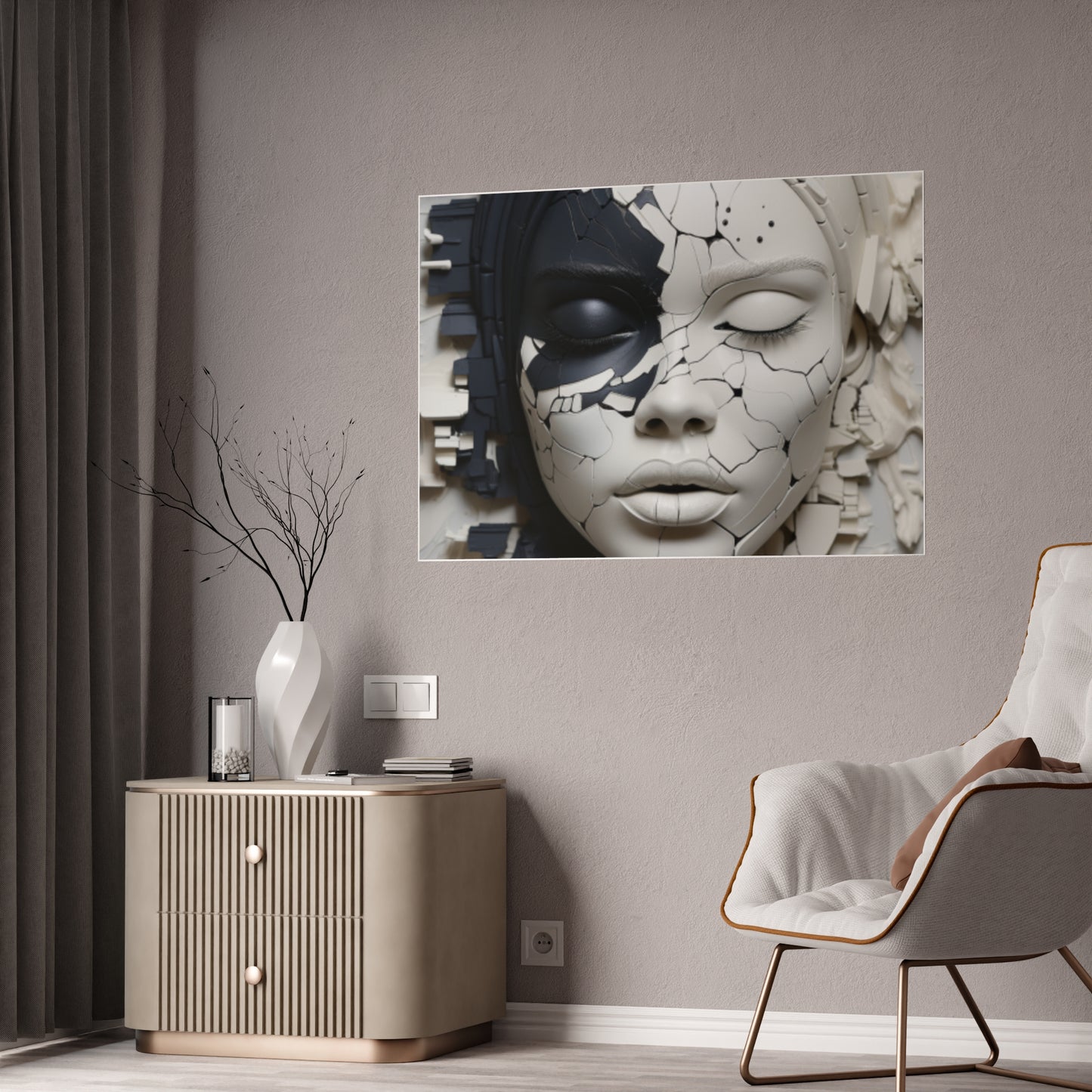 AfroElegance: Empowering Melanated Women Poster
