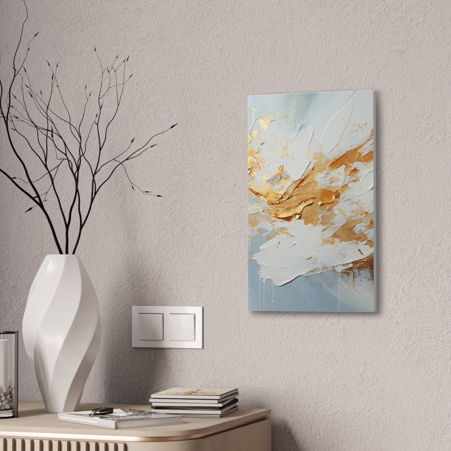 Acrylic Abstract Canvas Print - Richly Textured Artistry