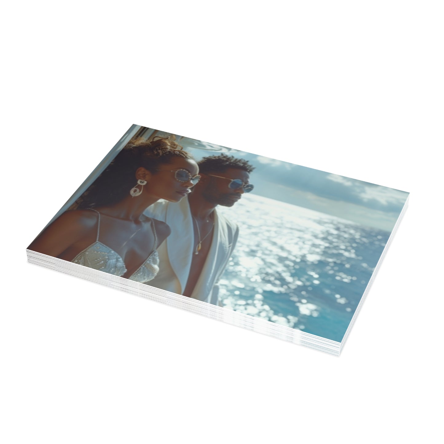 Sail & Celebrate: A Day of Elegance Yacht/Boat Party Invitation Bundles (envelopes included)