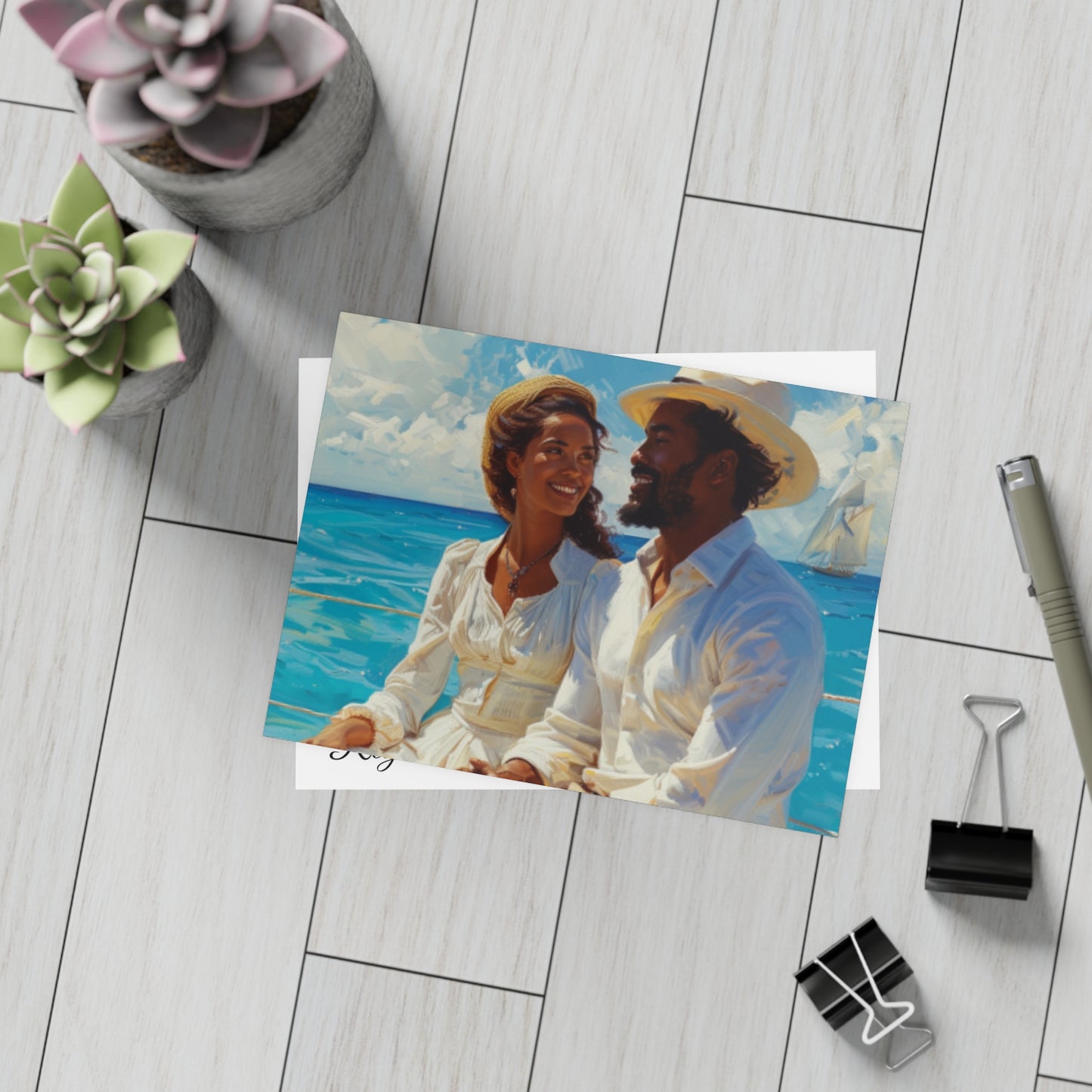 Sail & Celebrate: A Day of Elegance Yacht/Boat Party Invitation Bundles (envelopes included)