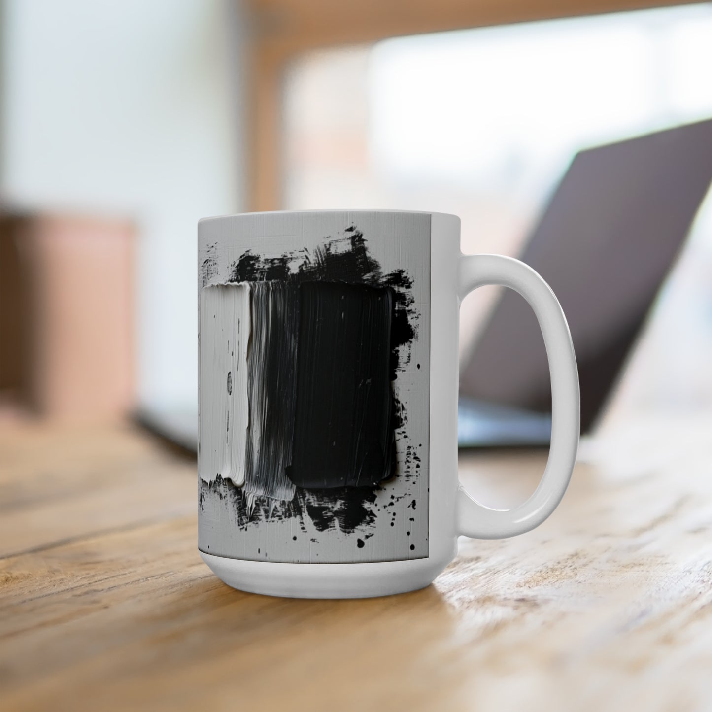 Artsy Abstract Ceramic Mug 15oz