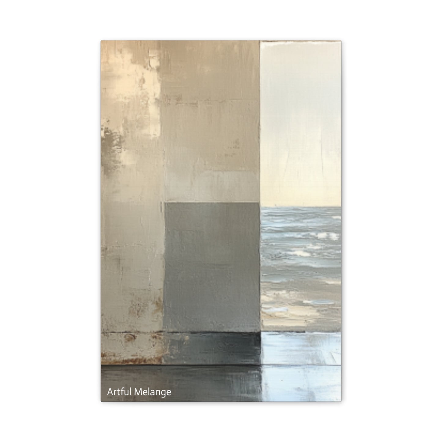 Acrylic Abstract Canvas Print - Richly Textured Artistry