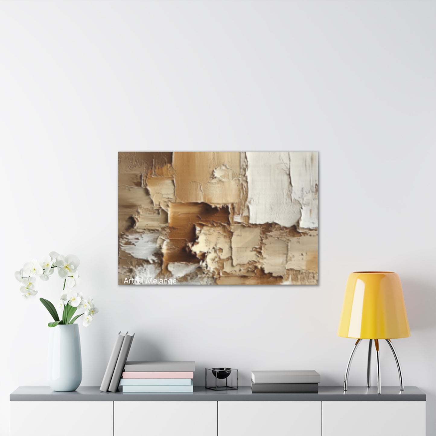 Acrylic Abstract Canvas Print - Richly Textured Artistry