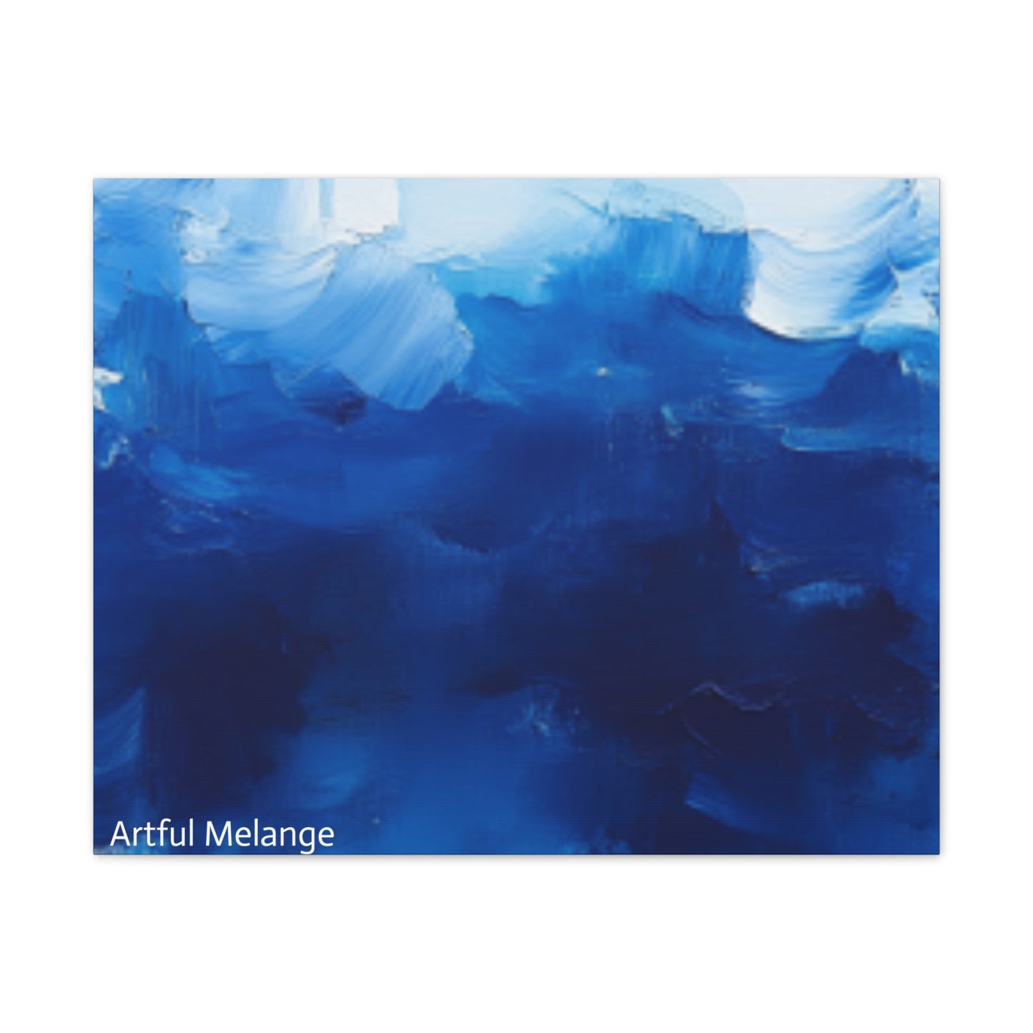 Acrylic Abstract Canvas Print - Richly Textured Artistry