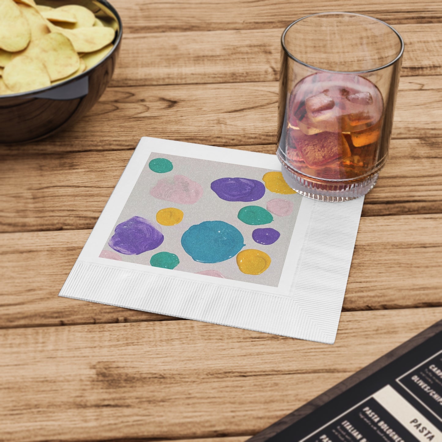 ChromaBlend™ Artistry Abstract Art Napkins”