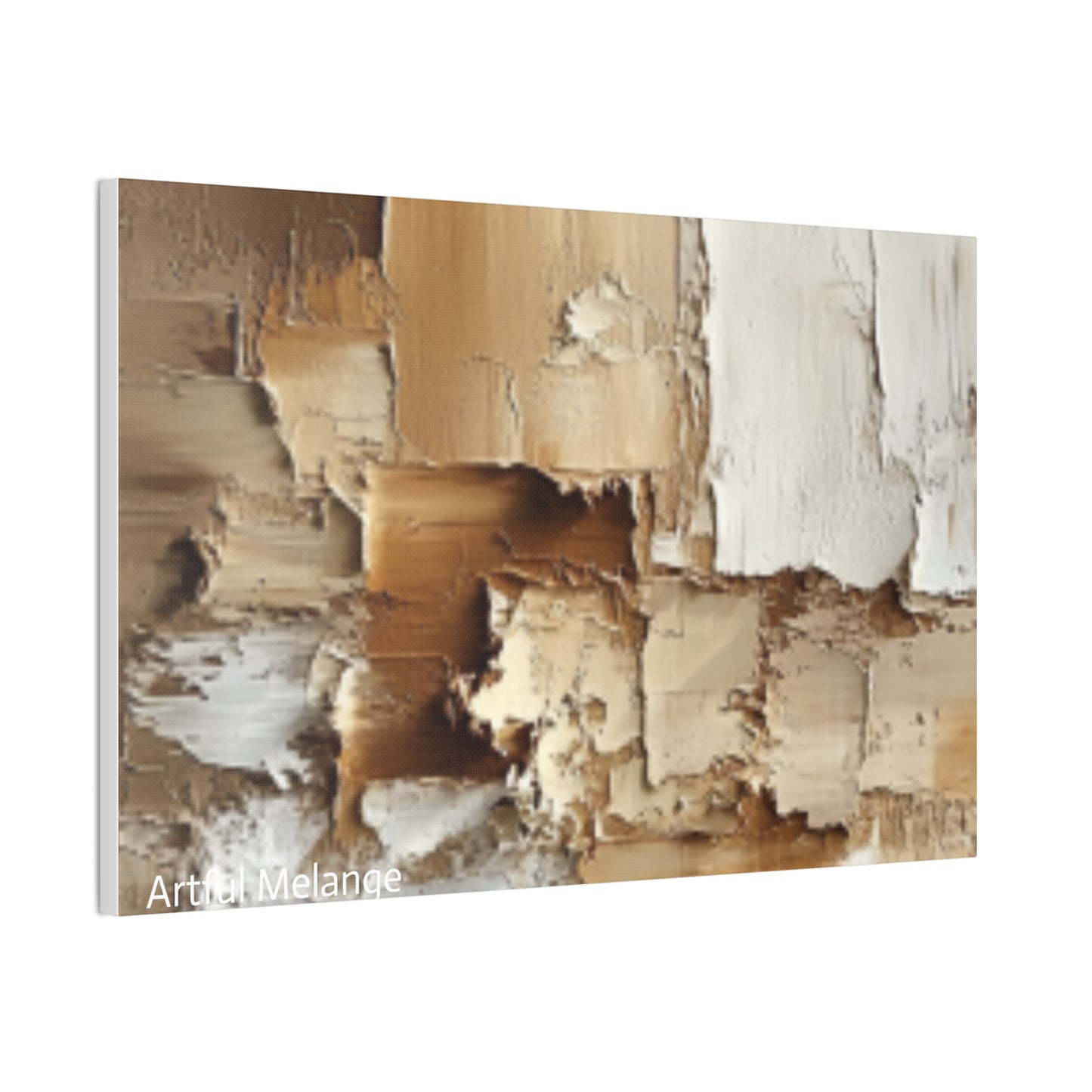 Acrylic Abstract Canvas Print - Richly Textured Artistry