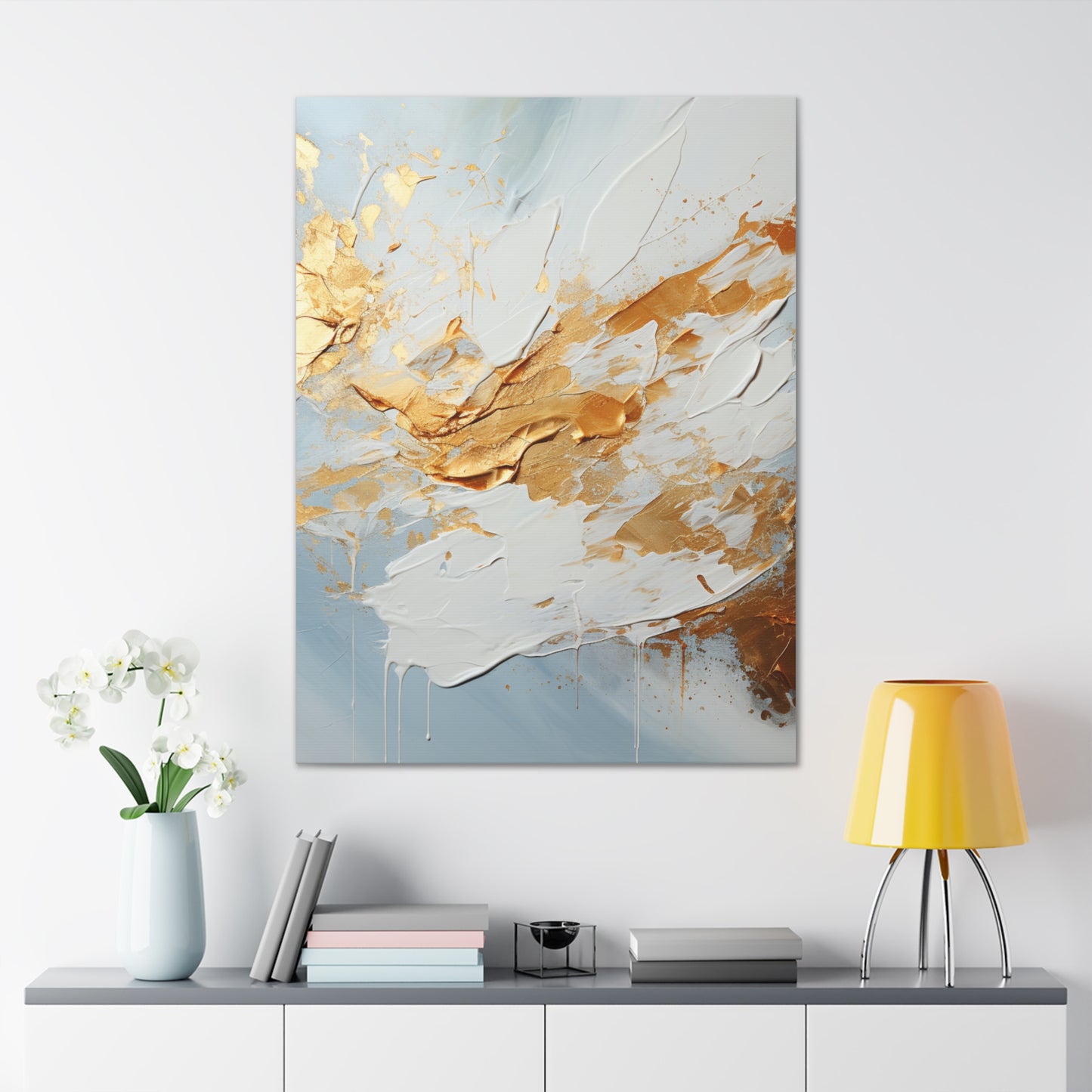Acrylic Abstract Canvas Print - Richly Textured Artistry
