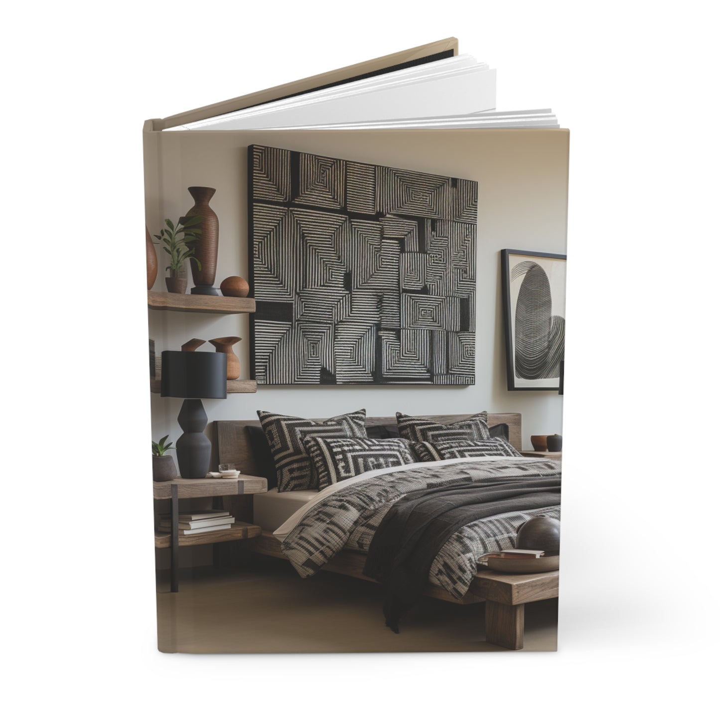 Essence of African Mud Cloth Hardcover Journal
