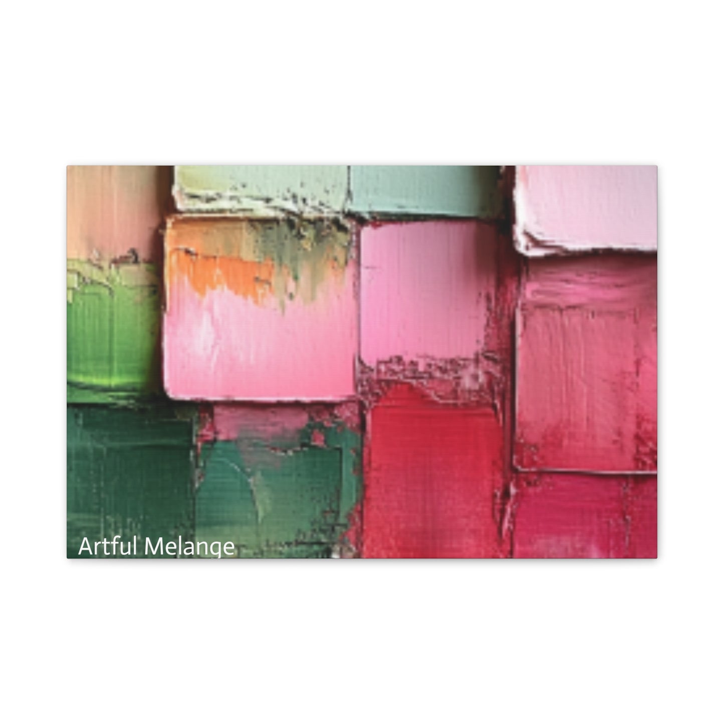 Acrylic Abstract Canvas Print - Richly Textured Artistry