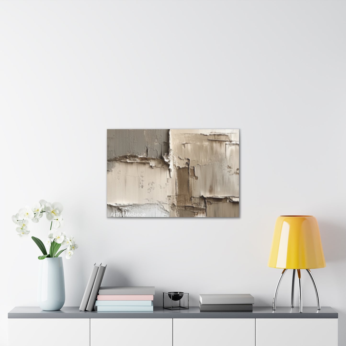 Acrylic Abstract Canvas Print - Richly Textured Artistry