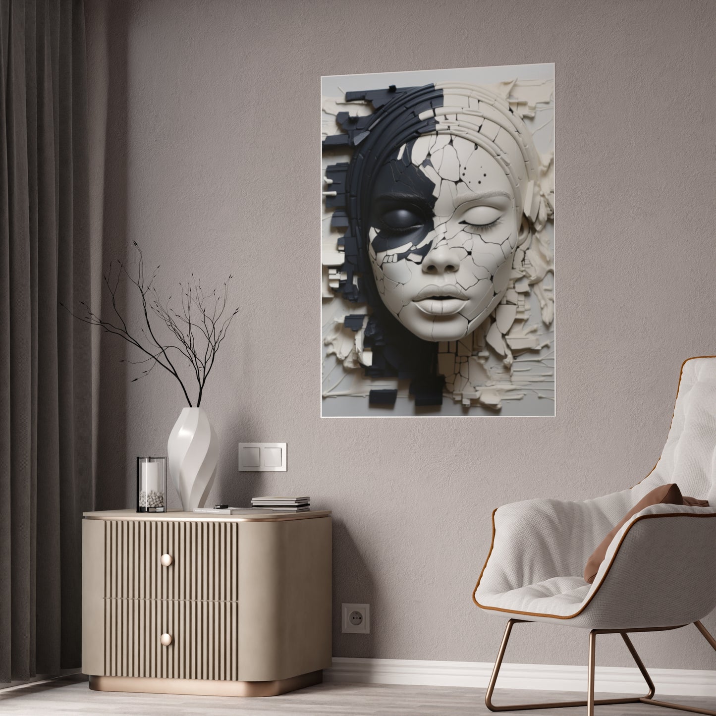 AfroElegance: Empowering Melanated Women Poster