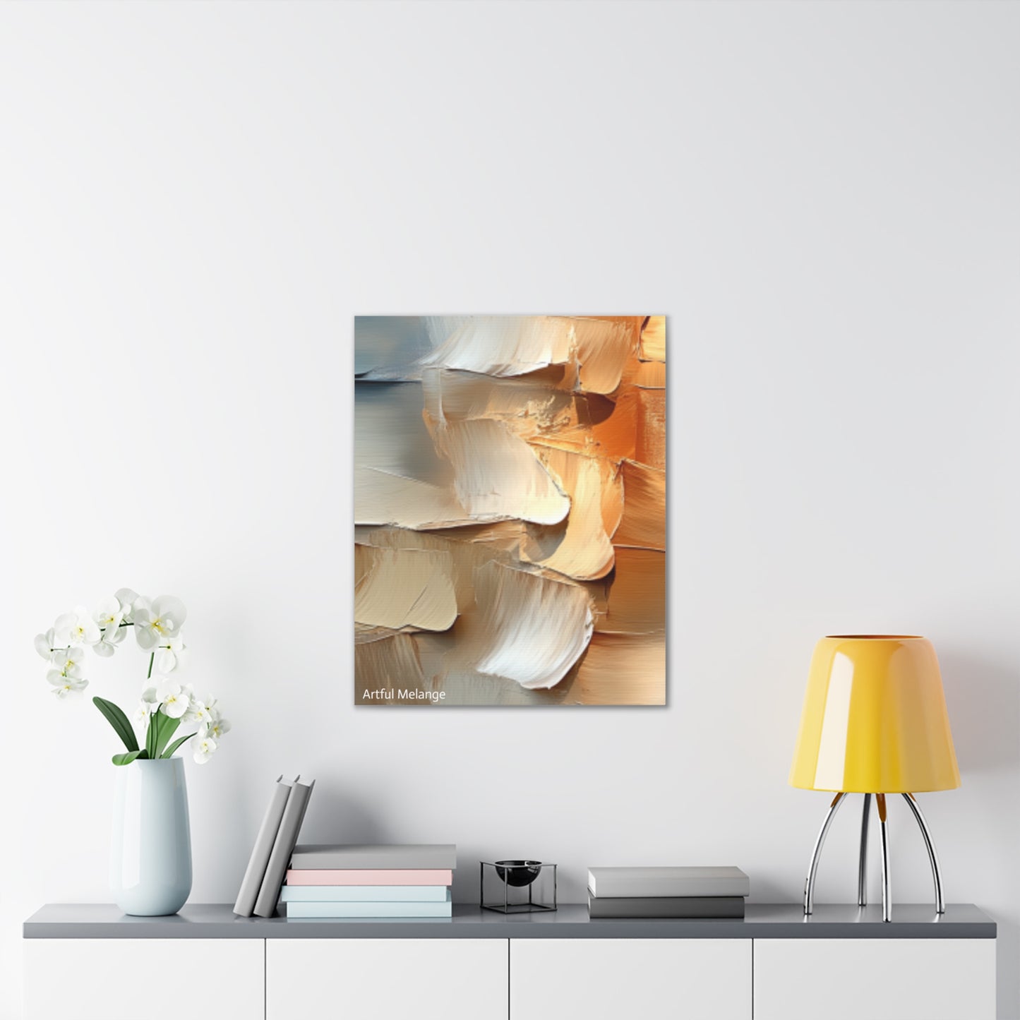 Acrylic Abstract Canvas Print - Richly Textured Artistry