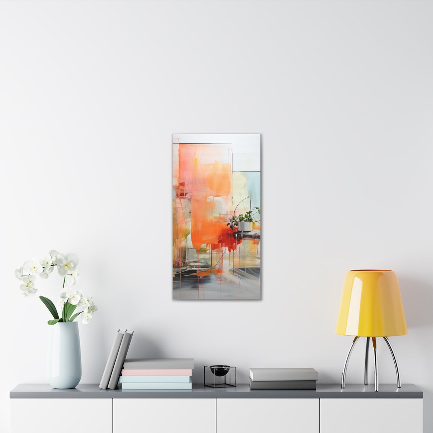 Timeless Elegance: Refined Muted Hues Canvas Print for Sophisticated Living Spaces