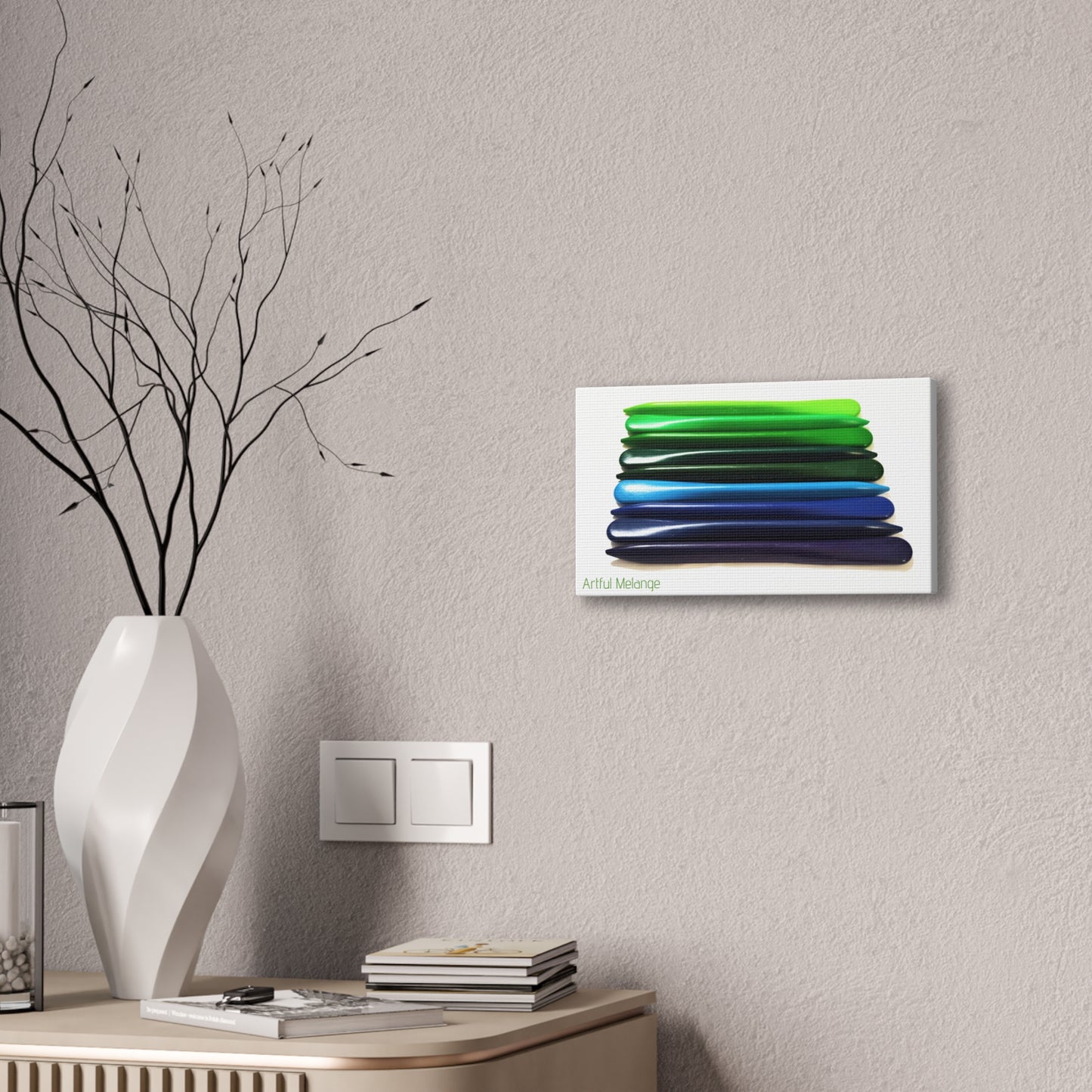 Spectrum Stacks: A Colorful Daydream in Posters and Canvas Prints
