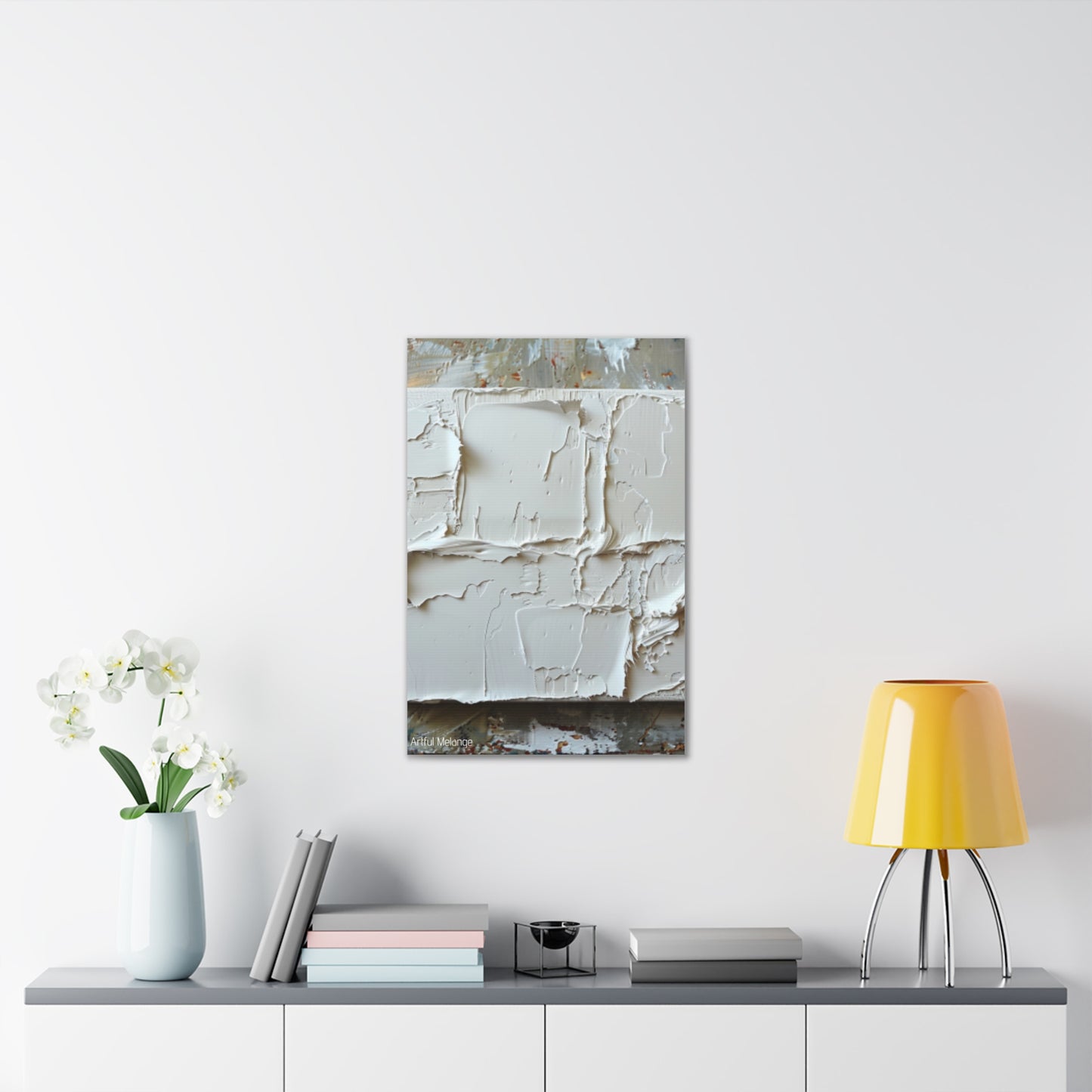 Primary Elegance: A Symphony of Sophistication Canvas Print