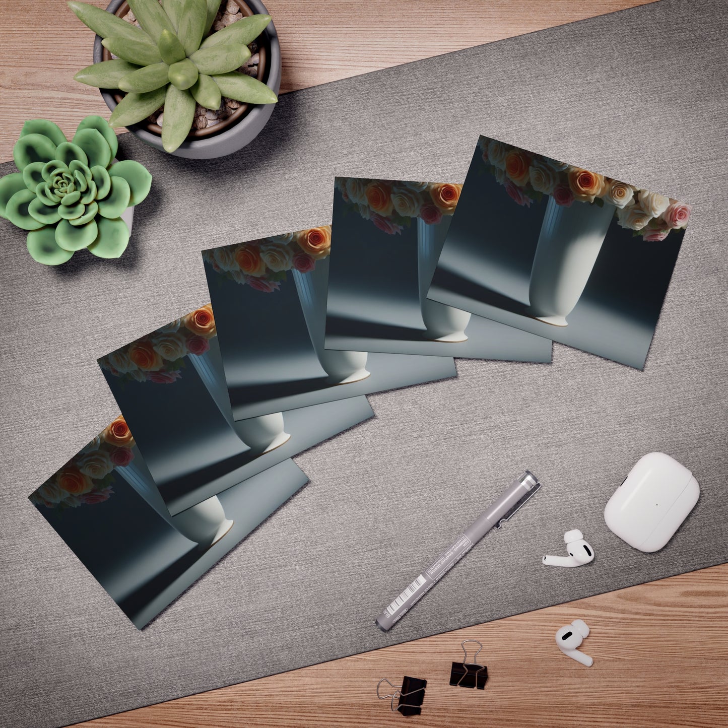 Blossoming Love Mother's Day Note Card Set(5-Pack)