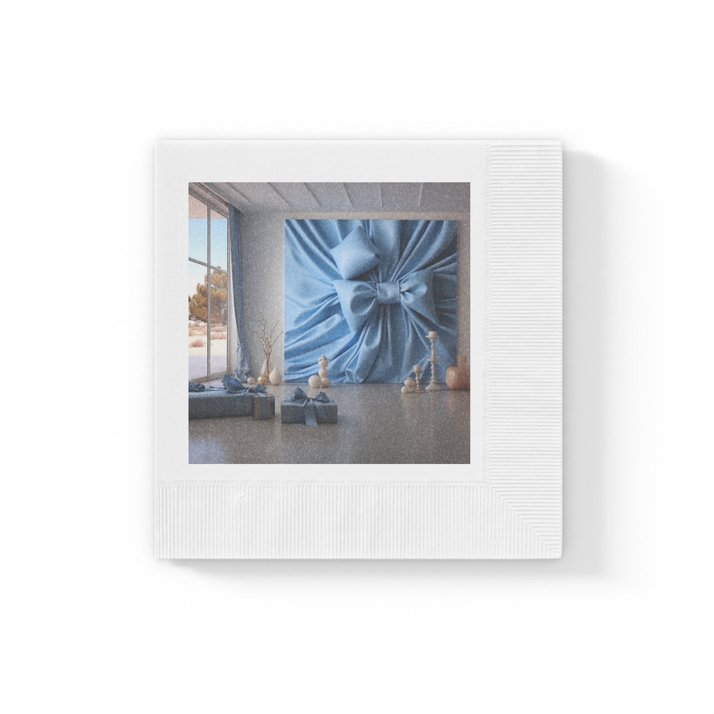 Dynamic Holiday Napkins for Sophisticated Living Spaces