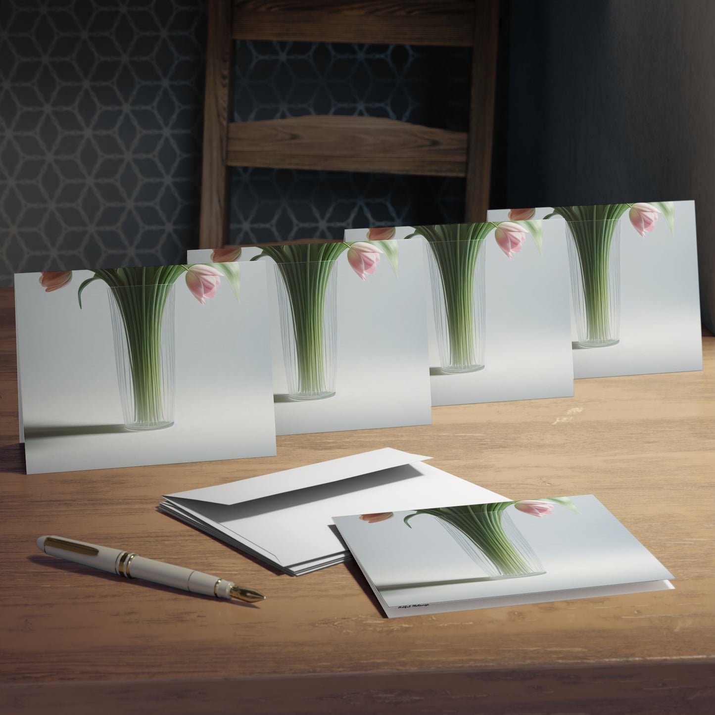 Blossoming Love Mother's Day Note Card Set(5-Pack)