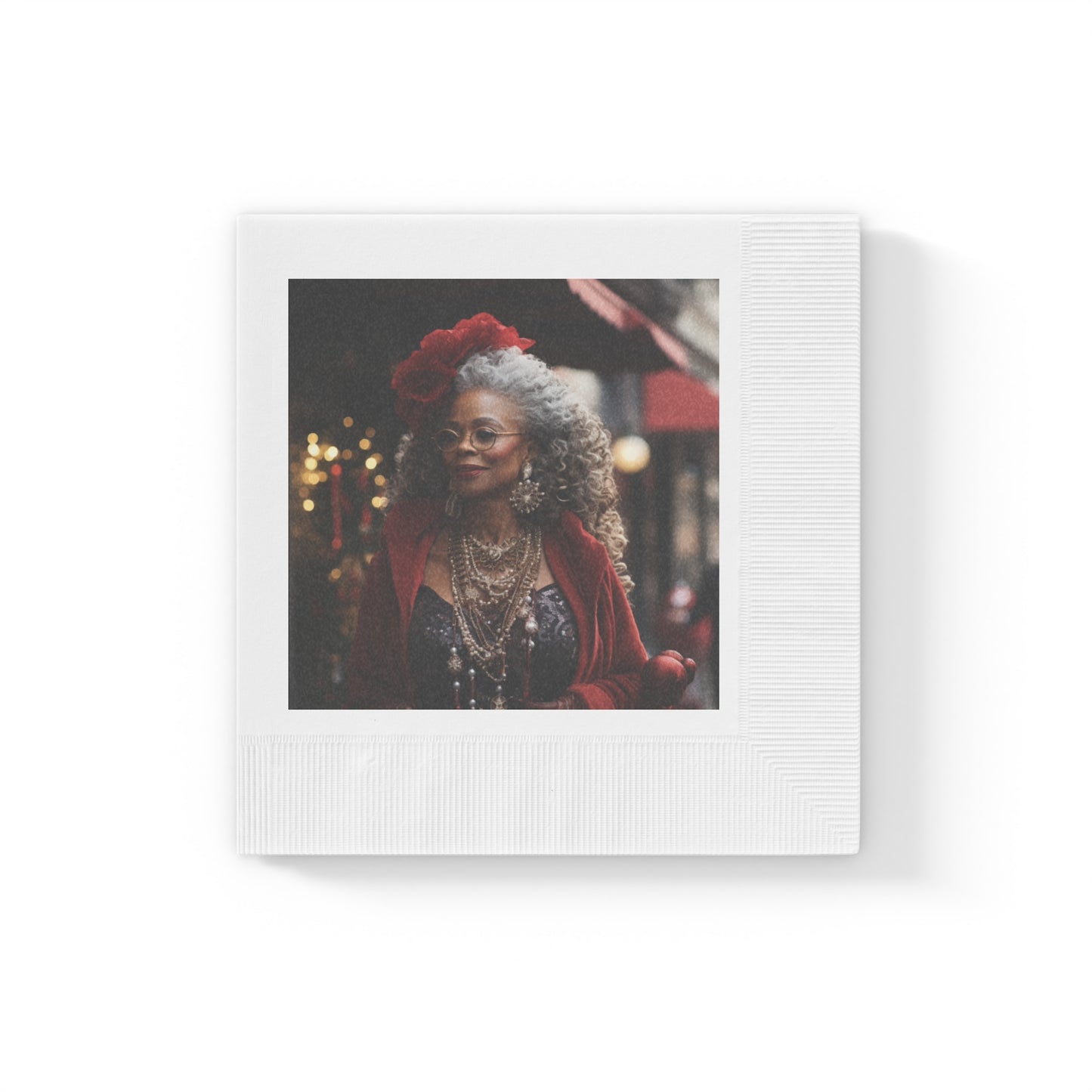 Regal Queen Claus Napkin Set 2