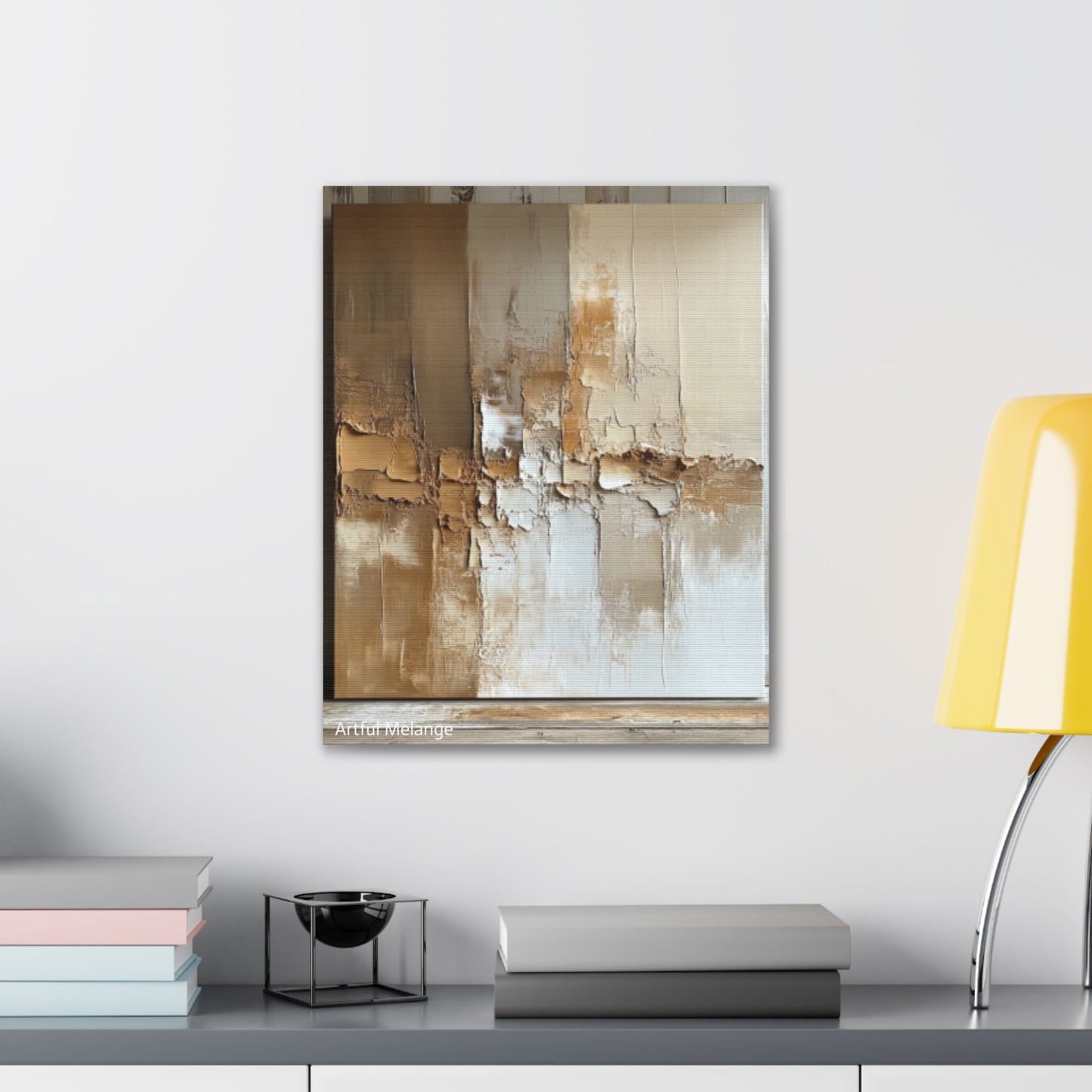 Acrylic Abstract Canvas Print - Richly Textured Artistry