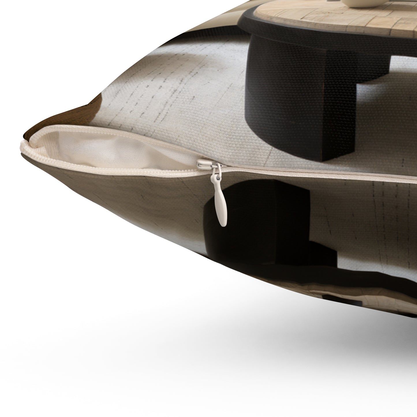 African Mud Cloth Design Square Pillow