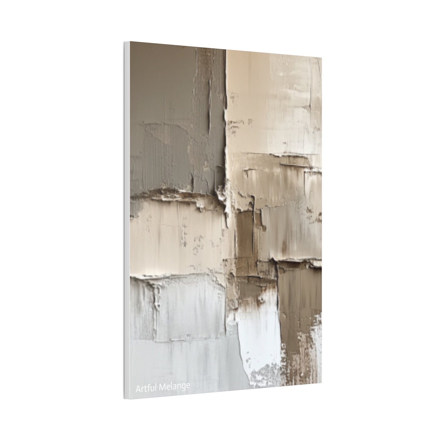 Acrylic Abstract Canvas Print - Richly Textured Artistry