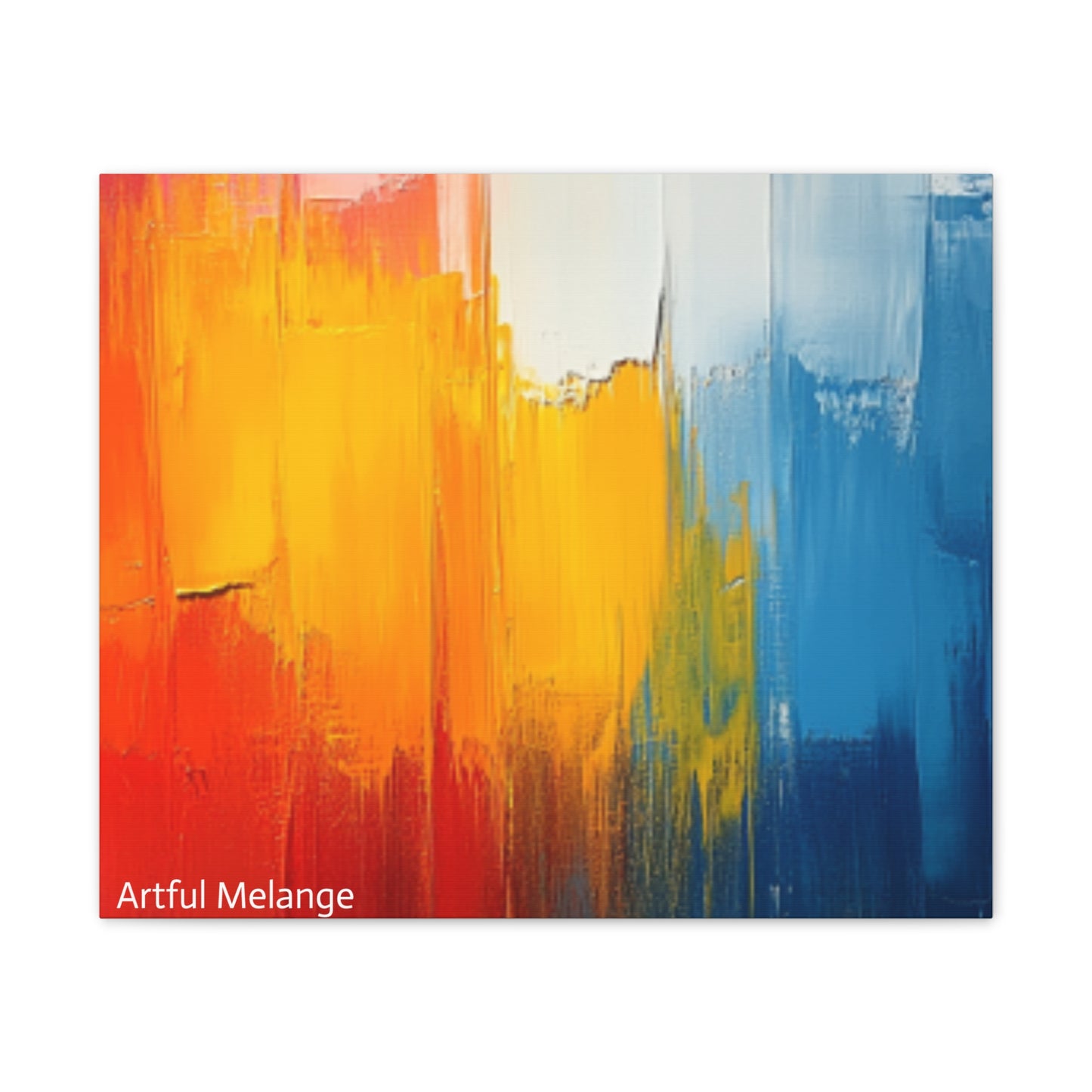 Acrylic Abstract Canvas Print - Richly Textured Artistry