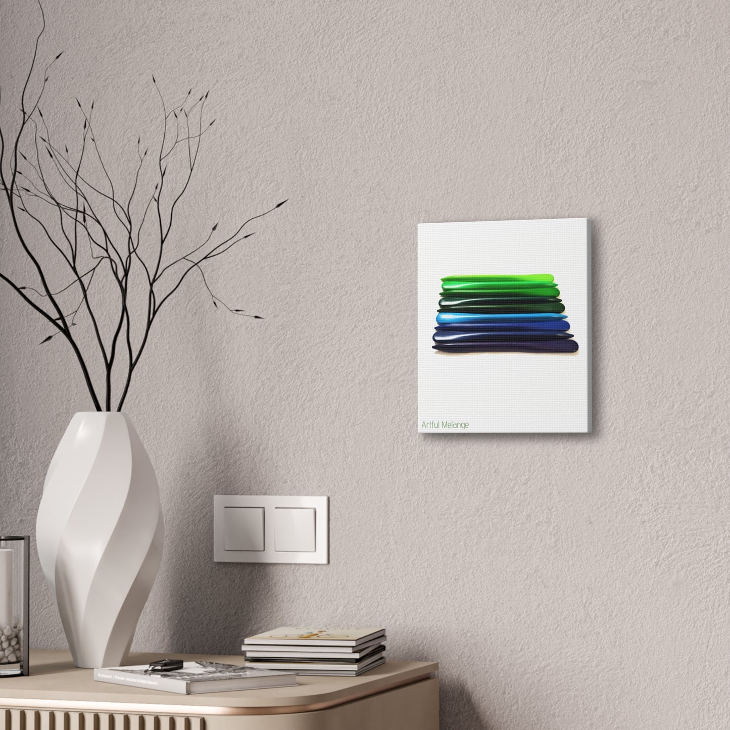 Spectrum Stacks: A Colorful Daydream in Posters and Canvas Prints