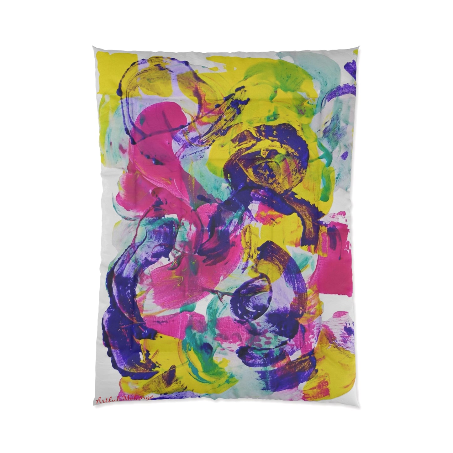 Dreamscape Delight Abstract Art Comforter 34
