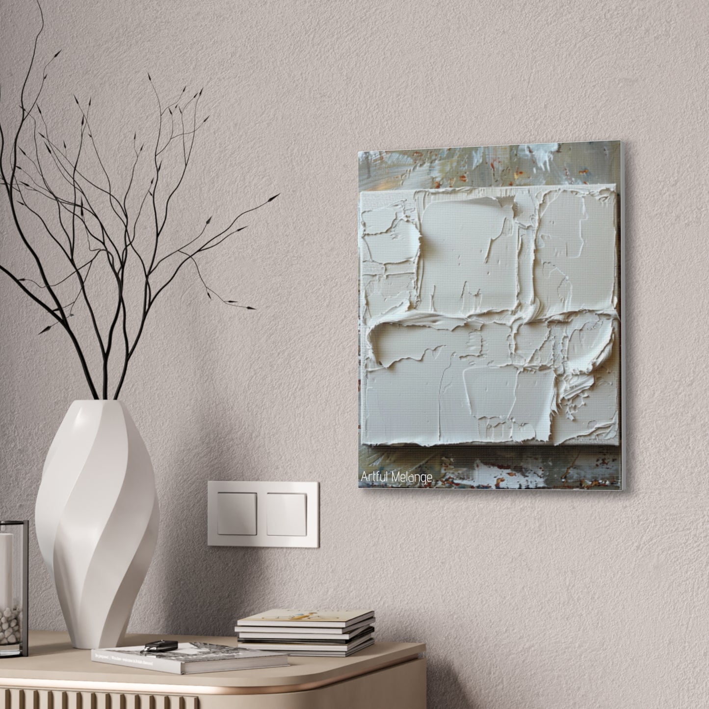 Primary Elegance: A Symphony of Sophistication Canvas Print