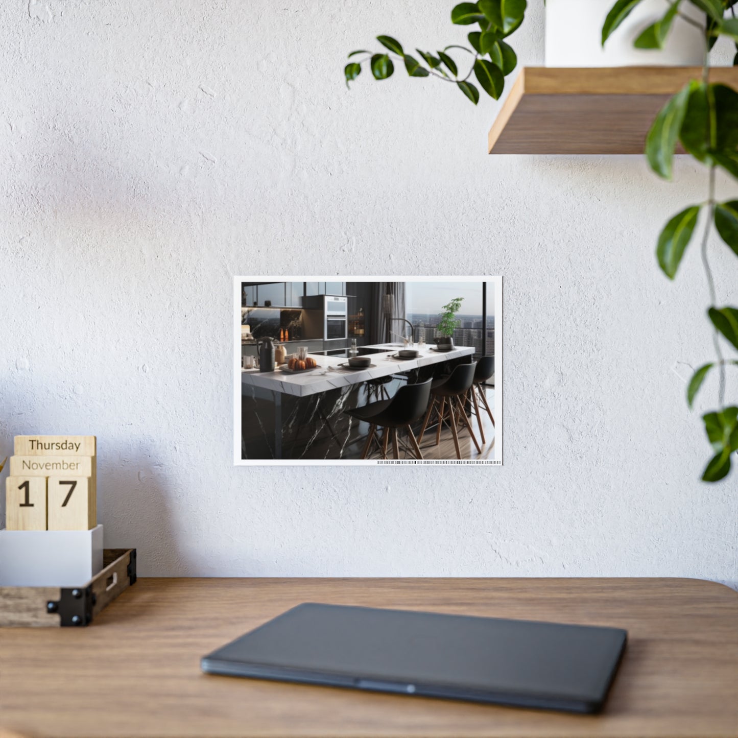 High-End Modern Kitchen Poster