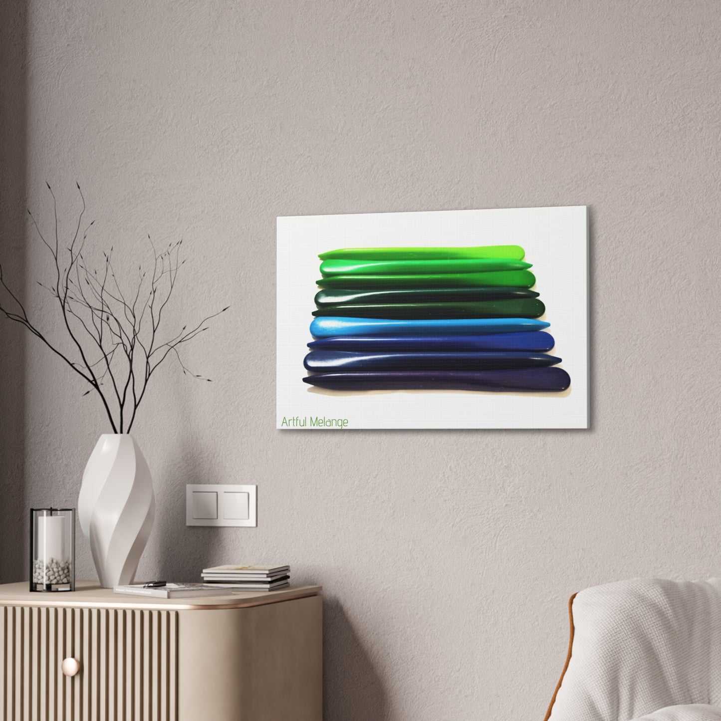 Spectrum Stacks: A Colorful Daydream in Posters and Canvas Prints