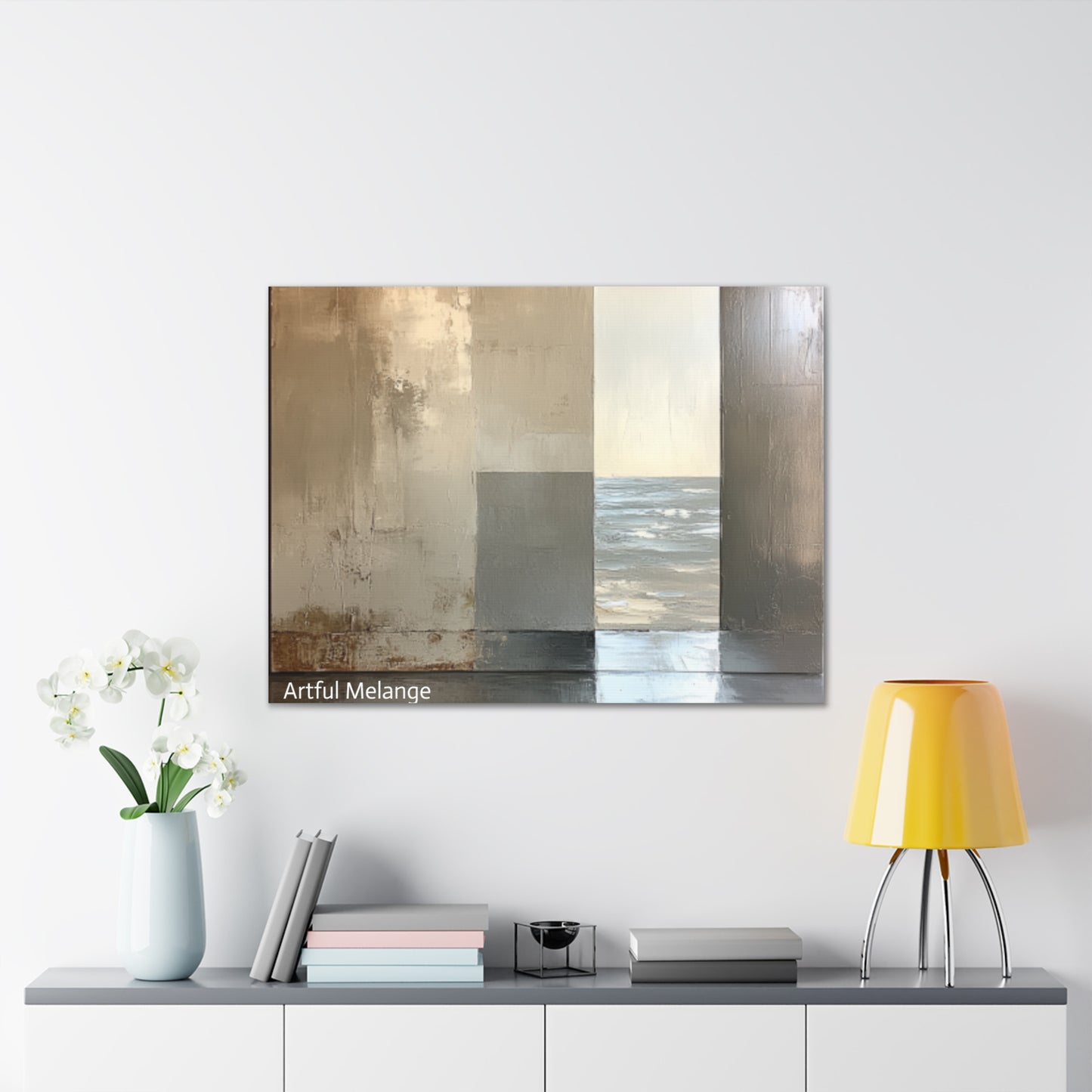 Acrylic Abstract Canvas Print - Richly Textured Artistry