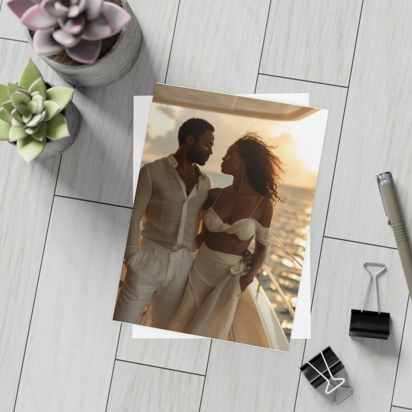 Sail & Celebrate: A Day of Elegance Yacht/Boat Party Invitation Bundles (envelopes included)