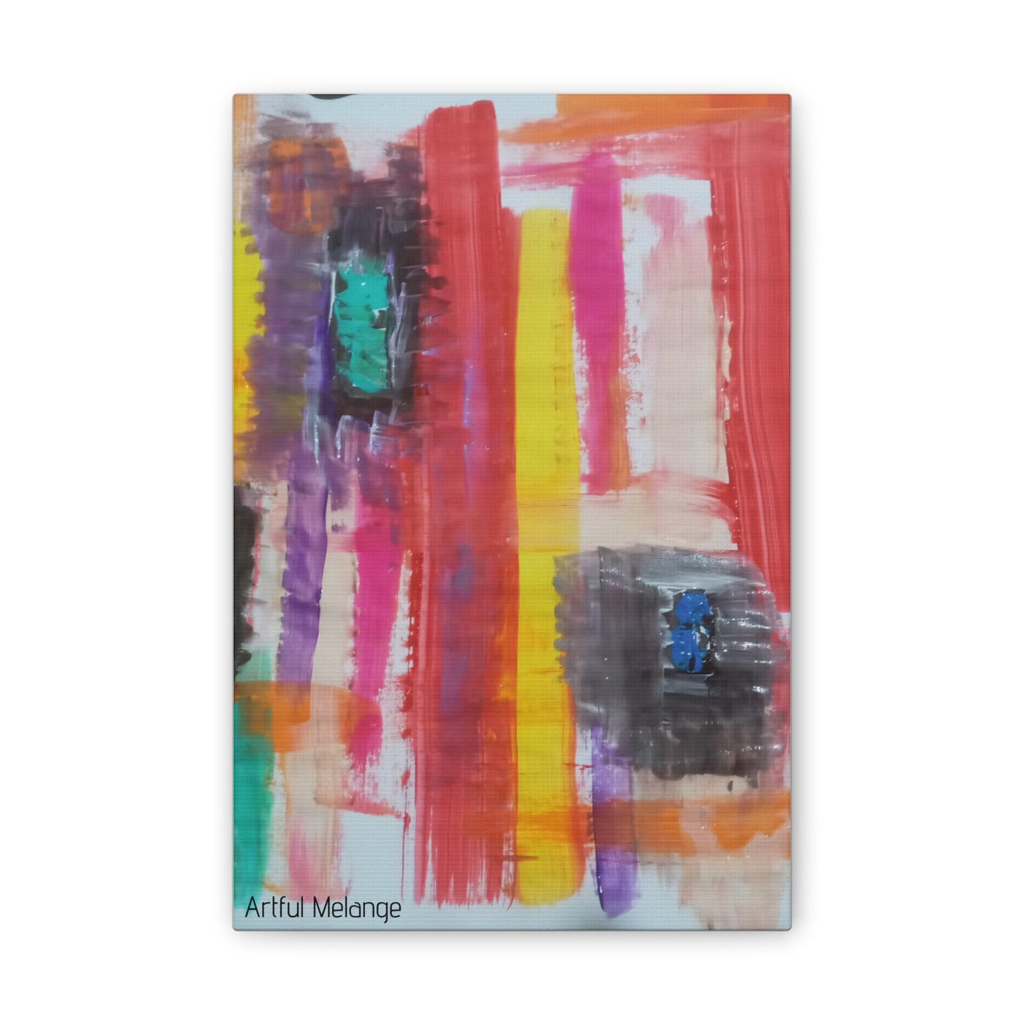 Primary Elegance: A Symphony of Sophistication Canvas Print